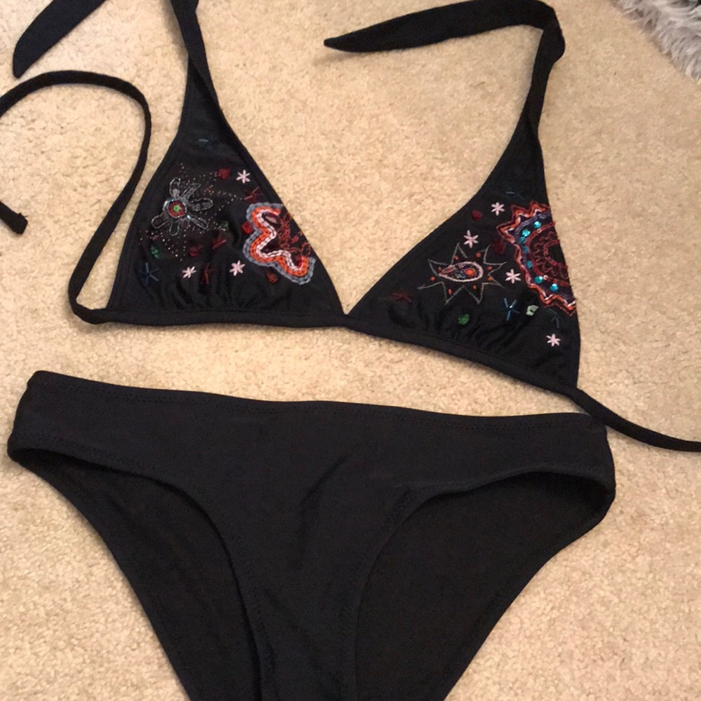 Vintage beaded bikini